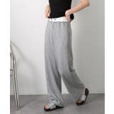 ダブルウエスト スウェットパンツ | ad thie | 詳細画像3 