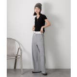 ダブルウエスト スウェットパンツ | ad thie | 詳細画像4 