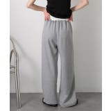 ダブルウエスト スウェットパンツ | ad thie | 詳細画像5 