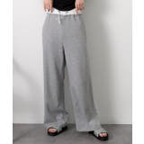 ダブルウエスト スウェットパンツ | ad thie | 詳細画像8 