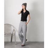 ダブルウエスト スウェットパンツ | ad thie | 詳細画像9 