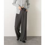 バラモチーフ付き とろみワイドパンツ | ad thie | 詳細画像13 