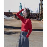 バラモチーフ付き とろみワイドパンツ | ad thie | 詳細画像17 