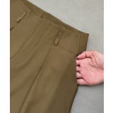 バラモチーフ付き とろみワイドパンツ | ad thie | 詳細画像46 