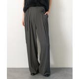 バラモチーフ付き とろみワイドパンツ | ad thie | 詳細画像7 