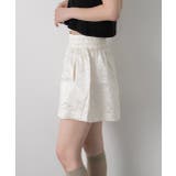 ジャガード フレアショートパンツ | ad thie | 詳細画像20 