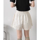 ジャガード フレアショートパンツ | ad thie | 詳細画像21 