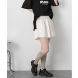 ジャガード フレアショートパンツ | ad thie | 詳細画像24 