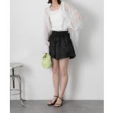 ジャガード フレアショートパンツ | ad thie | 詳細画像6 