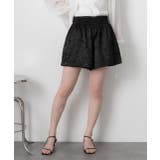 ジャガード フレアショートパンツ | ad thie | 詳細画像7 