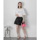 ジャガード フレアショートパンツ | ad thie | 詳細画像9 