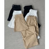 スカート付き タックフレアパンツ | ad thie | 詳細画像53 