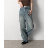 裾デザイン ストレートデニム | ad thie | 詳細画像15 