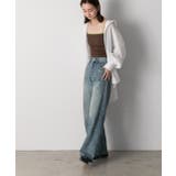 裾デザイン ストレートデニム | ad thie | 詳細画像17 