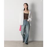 裾デザイン ストレートデニム | ad thie | 詳細画像19 