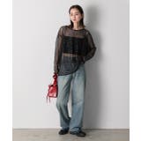 裾デザイン ストレートデニム | ad thie | 詳細画像21 