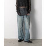 裾デザイン ストレートデニム | ad thie | 詳細画像23 