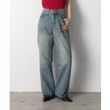 裾デザイン ストレートデニム | ad thie | 詳細画像3 