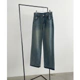 裾デザイン ストレートデニム | ad thie | 詳細画像44 