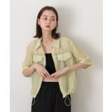 裾ドロスト 半袖ショートシャツ | ad thie | 詳細画像17 