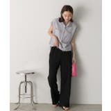 裾リボン フレンチスリーブシャツ | ad thie | 詳細画像15