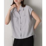 裾リボン フレンチスリーブシャツ | ad thie | 詳細画像18