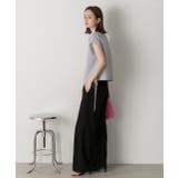 裾リボン フレンチスリーブシャツ | ad thie | 詳細画像21