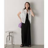 裾リボン フレンチスリーブシャツ | ad thie | 詳細画像22