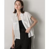 裾リボン フレンチスリーブシャツ | ad thie | 詳細画像28