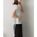 裾リボン フレンチスリーブシャツ | ad thie | 詳細画像29