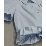 パフスリーブ ヘムフリルショートブラウス | ad thie | 詳細画像22 