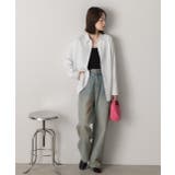 オーバーサイズ ベーシックカラーシャツ | ad thie | 詳細画像15 