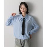 ショート丈 ベーシックシャツ | ad thie | 詳細画像10 