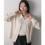 ショート丈 ベーシックシャツ | ad thie | 詳細画像23 
