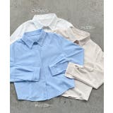 ショート丈 ベーシックシャツ | ad thie | 詳細画像29 
