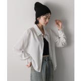ショート丈 ベーシックシャツ | ad thie | 詳細画像3 