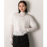 ハーフスリーブ シャギーニットトップス | ad thie | 詳細画像24 