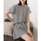 グレー | ストーン付き ルームウエア | ad thie