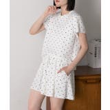 ドット柄・半袖 ルームウエア | ad thie | 詳細画像3