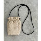 オフホワイト | ドロストデザイン コンパクトショルダーバッグ | ad thie