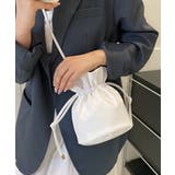 ドローストリング 巾着ショルダーバッグ | ad thie | 詳細画像3 