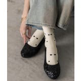 ミニハート刺繍ソックス | ad thie | 詳細画像15 