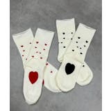 ミニハート刺繍ソックス | ad thie | 詳細画像18 