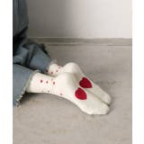 ミニハート刺繍ソックス | ad thie | 詳細画像4 