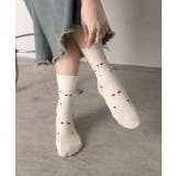 ミニハート刺繍ソックス | ad thie | 詳細画像5 