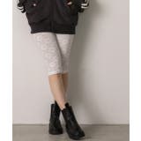 切り替えレース ハーフレギンスパンツ | ad thie | 詳細画像12