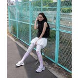 切り替えレース ハーフレギンスパンツ | ad thie | 詳細画像16