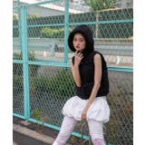 切り替えレース ハーフレギンスパンツ | ad thie | 詳細画像17