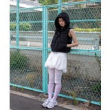 切り替えレース ハーフレギンスパンツ | ad thie | 詳細画像18