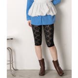 切り替えレース ハーフレギンスパンツ | ad thie | 詳細画像20